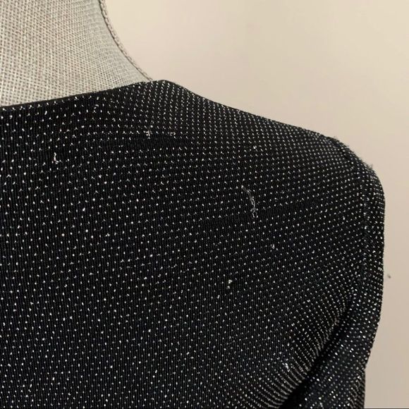 Ralph Lauren Chaps -silver/black sparkly dress - Picture 7 of 10